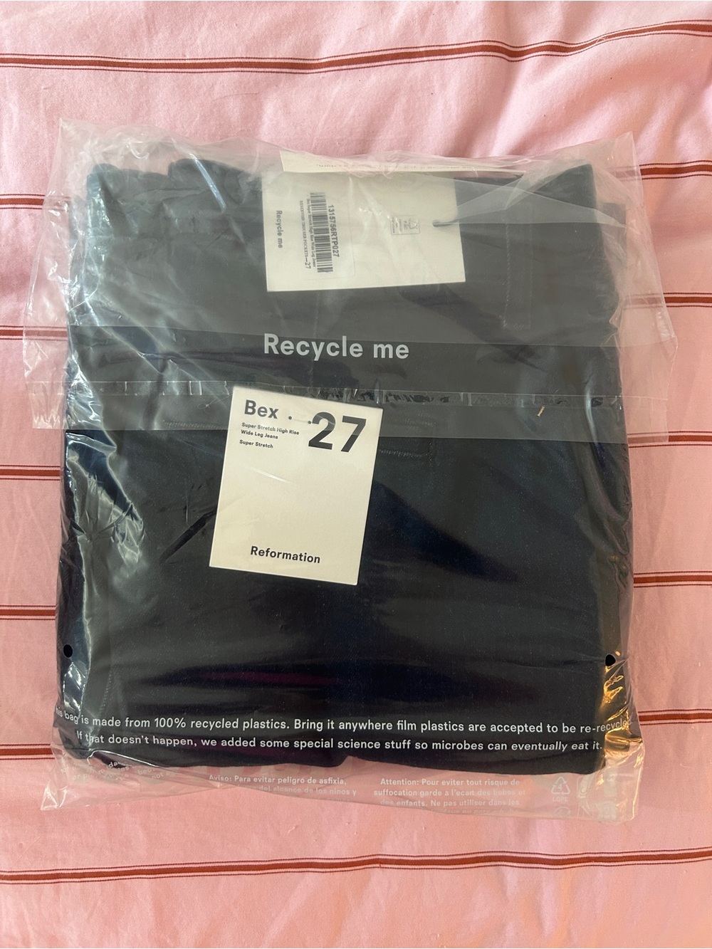 NWT Reformation Bex Jeans